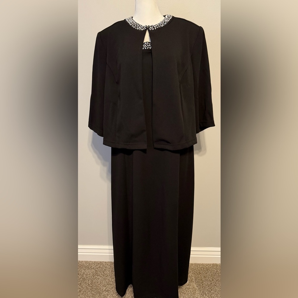 Jessica London 2-Piece Beaded Jacket Dress (New) - Size 20W